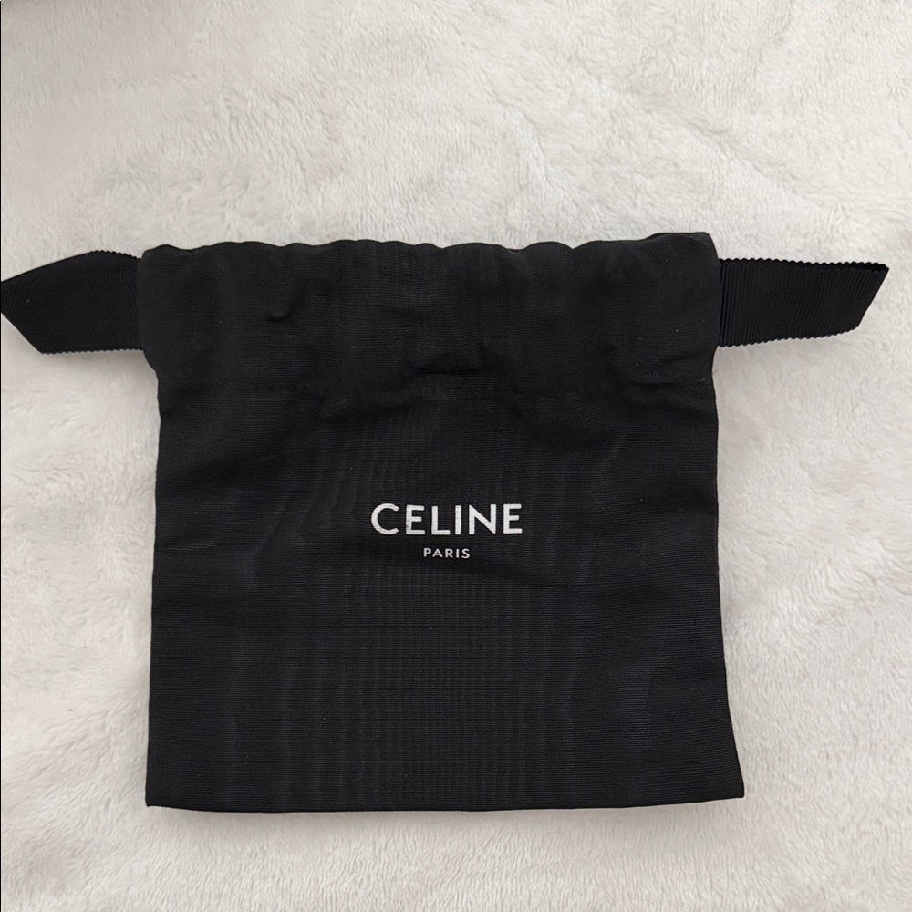 Celine Black Wallet Dust Bag